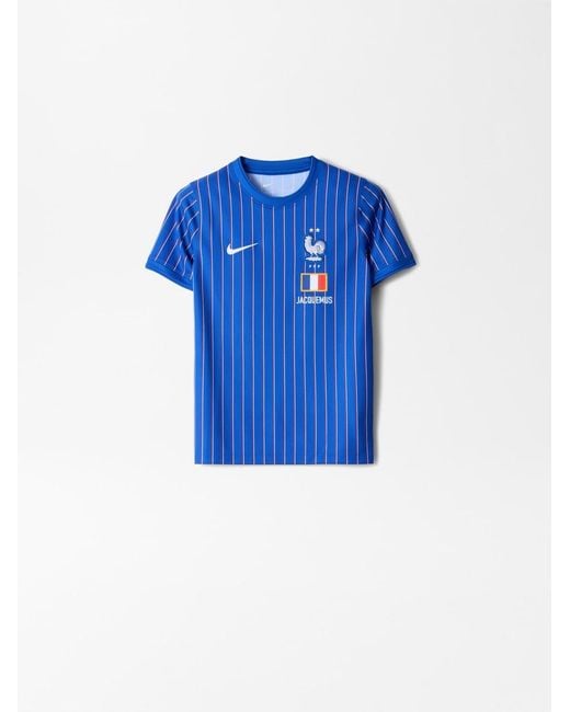 Jacquemus Blue Le Top D'Avant Match France Pour Adolescent