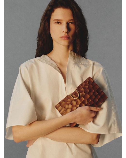 Jacquemus White The Bambino Clutch Bag