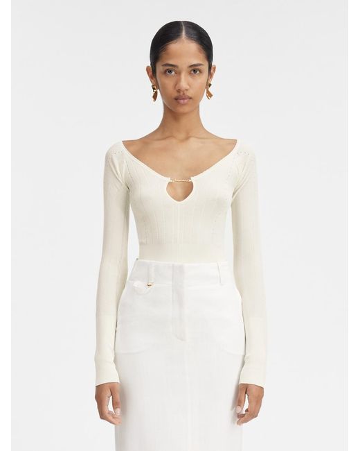 Jacquemus White The Pralù Top