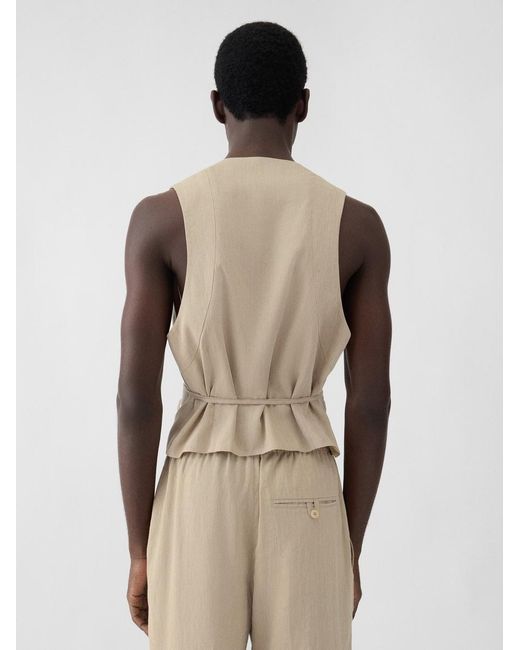 Jacquemus Natural The Paysan Gilet for men