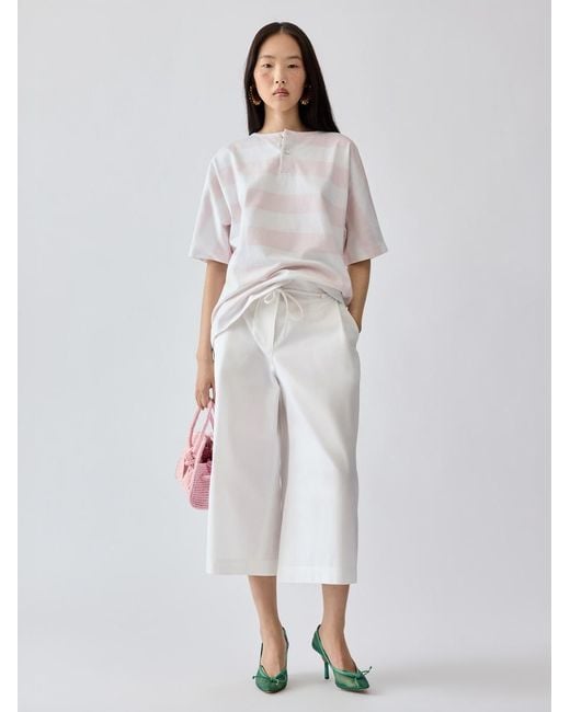 Jacquemus White The Marin Shorts