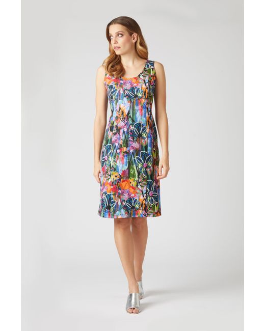 James Lakeland Multicolor Sleeveless Print Dress