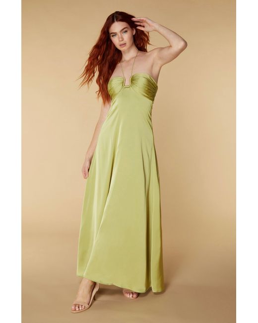 slim fit dress slacks Lana Gown in Citrine Peonies main image 1
