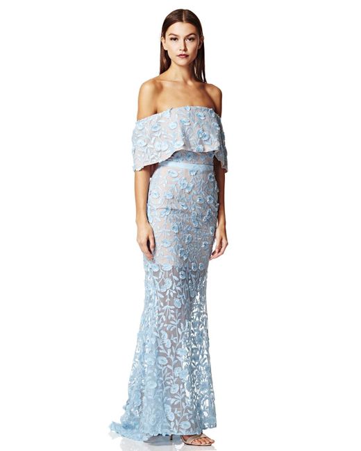Embroidered Lace Maxi Dress 