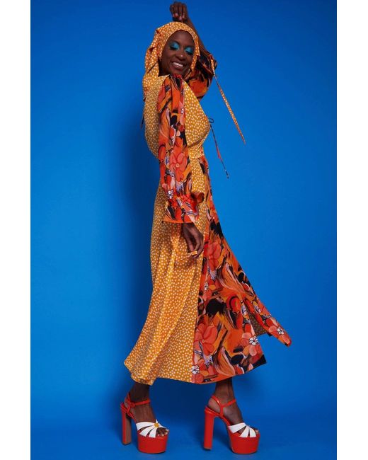 Jayley Blue Rayon Oversized Shirt