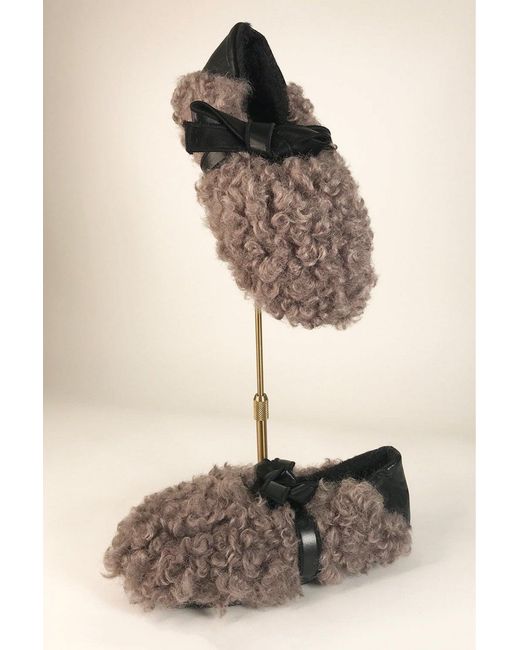 Jayley Natural Real Fur Slippers