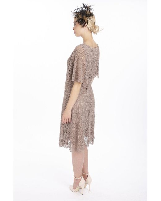 Jayley Natural Vintage Lace Dress Size: S (Uk 10)