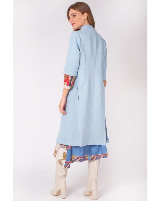 Jayley White Faux Suede Coat