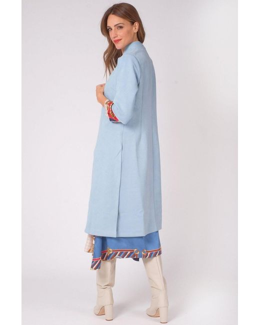 Jayley White Faux Suede Coat