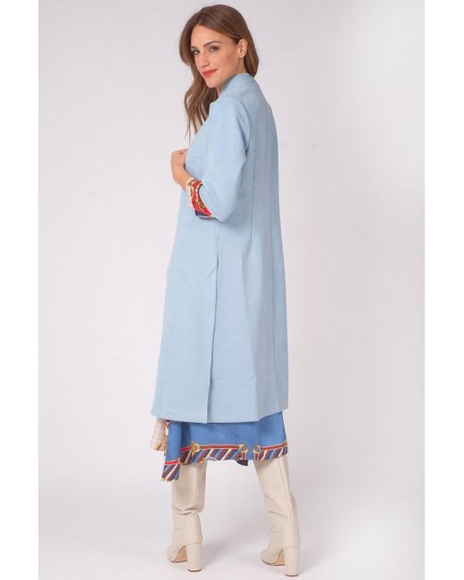 Jayley White Faux Suede Coat