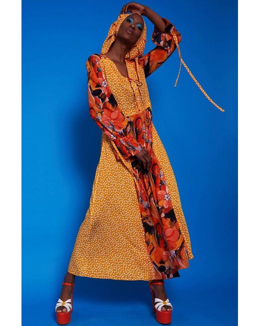 Jayley Blue Rayon Oversized Shirt
