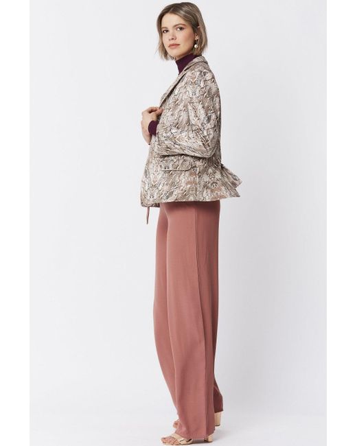 Jayley White Suedette Snakeskin Effect Jacket