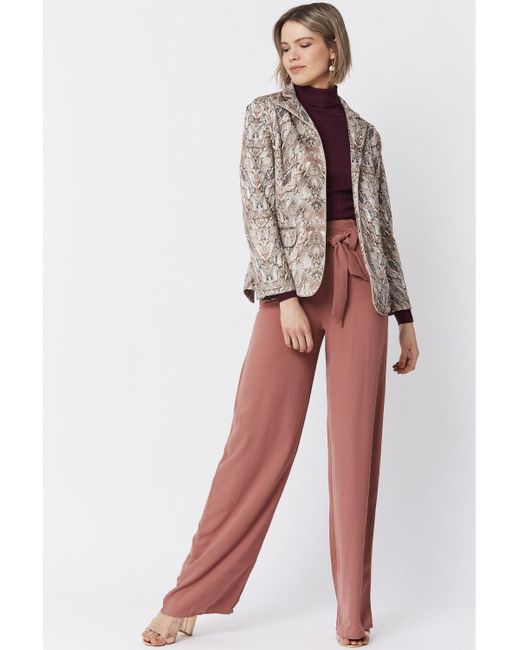 Jayley White Suedette Snakeskin Effect Jacket