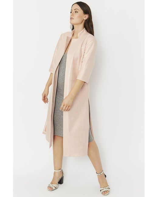 Jayley Natural Snake Print Faux Suede Jacket
