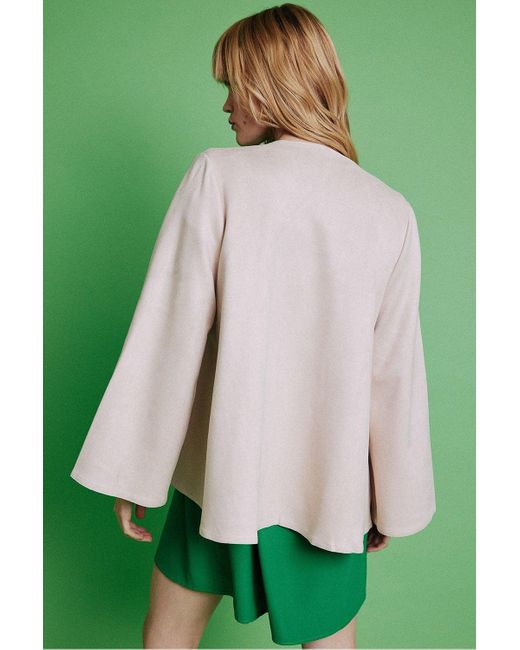 Jayley Green Luxury Faux Suede Jacket
