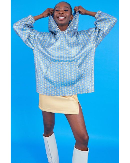 Jayley Blue And Sequin Hoodie