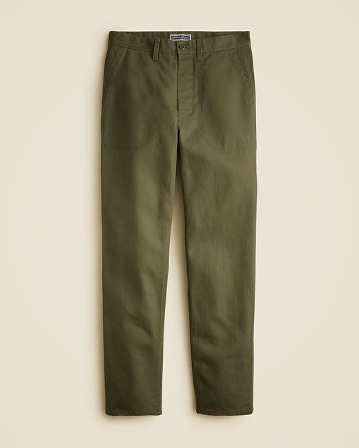 J.Crew Natural Wallace & Barnes Naval Trouser for men