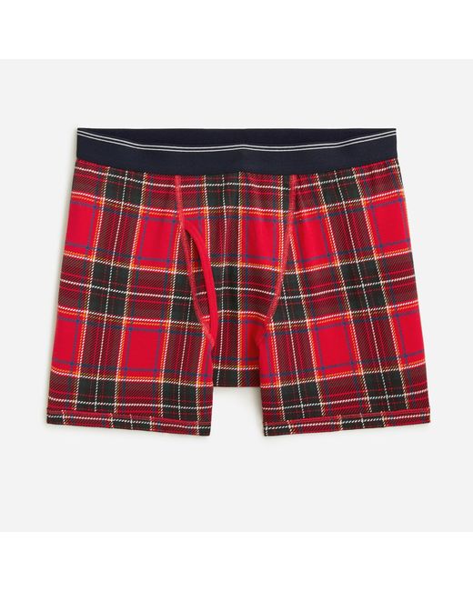 J.Crew Boxer Briefs In Print in Red for Men Lyst