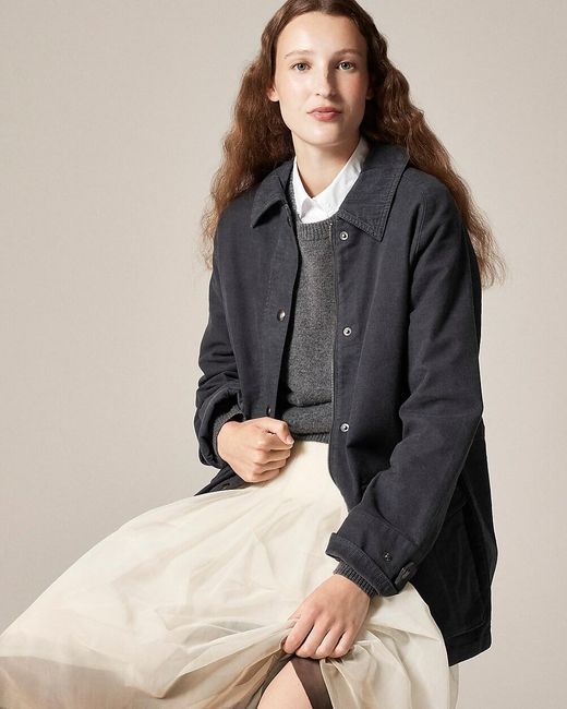 J.Crew Gray Broken-In Barn Jacket