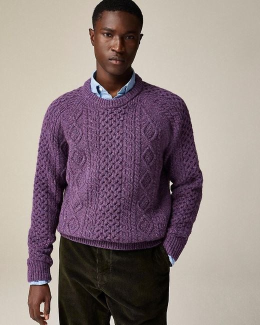 Mauve cable knit sweater 2025