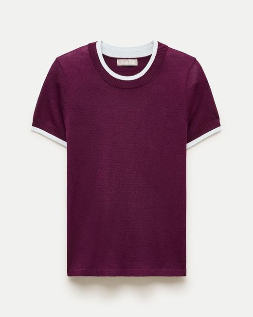 J.Crew Purple Sweater-Tee