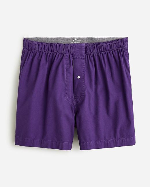 J.Crew Purple Boxer Shorts for men