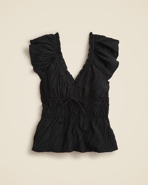 J.Crew Black Palermo Top
