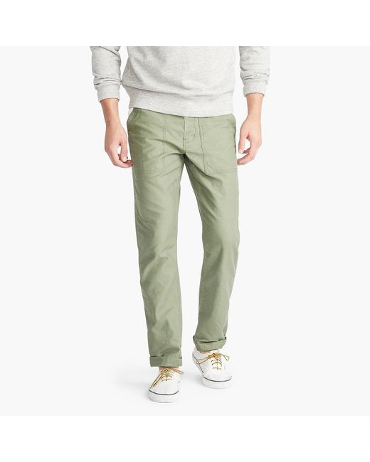 J.Crew Green Wallace & Barnes Olive Camp Pant for men