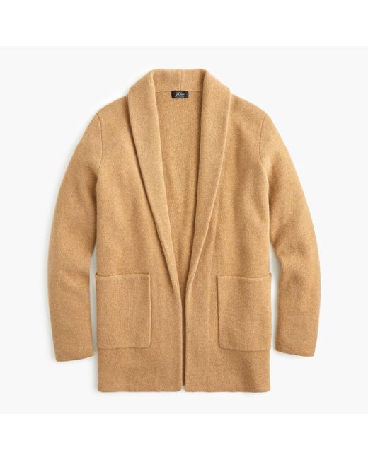 J.Crew Natural Open-front Sweater-blazer In Everyday Cashmere