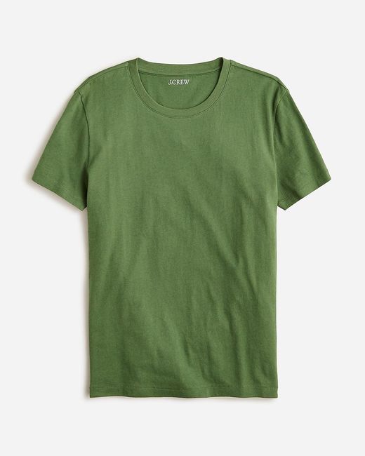 J.Crew Green Vintage Jersey Classic-Fit Crewneck T-Shirt