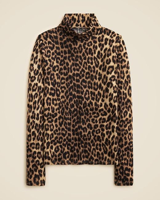 J.Crew Natural New Feather Jersey Turtleneck