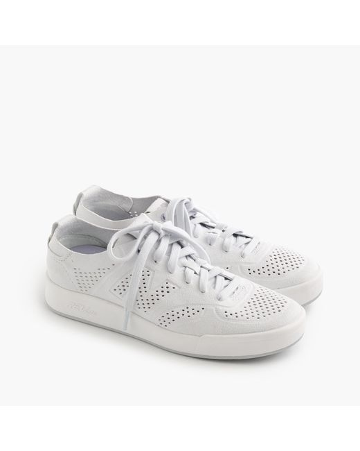 J.Crew Women's New Balance 300 Deconstructed Sneakers in White | Lyst