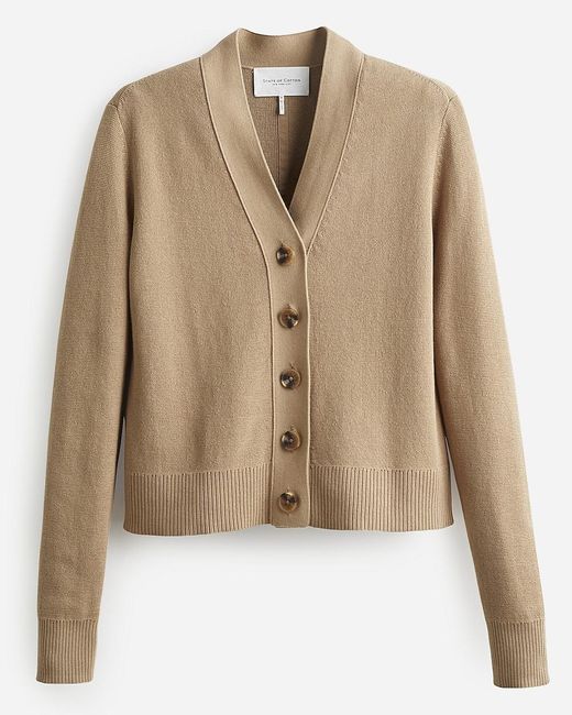 J.Crew Natural State Of Cotton Nyc Perry Cardigan Sweater