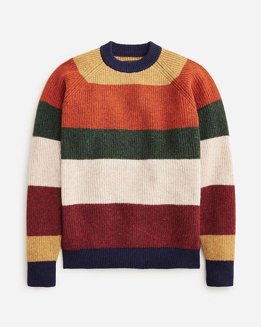 J.Crew Multicolor Beams Plus Wool Sweater for men