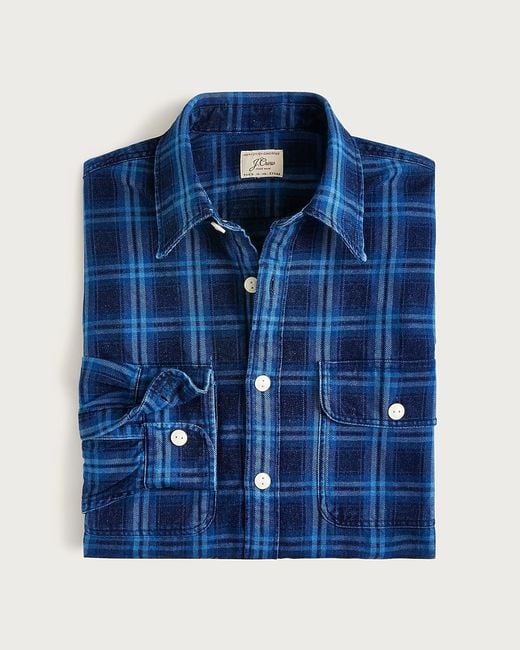 J.Crew Blue Denim Workshirt for men