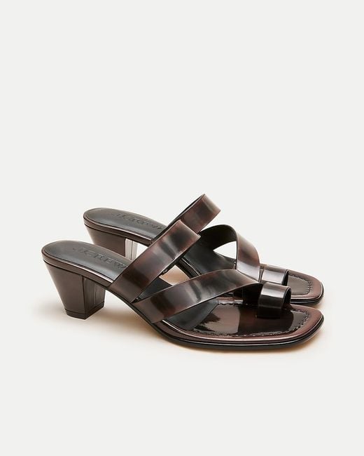 J.Crew Multicolor Toe-Ring Kitten-Heel Sandals