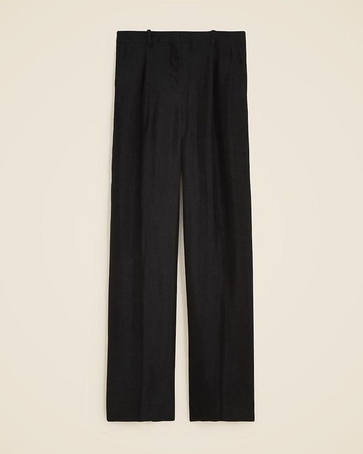J.Crew Black Tall Essential Wide-Leg Pant