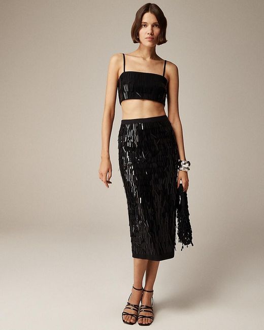 J crew sequin midi skirt hotsell