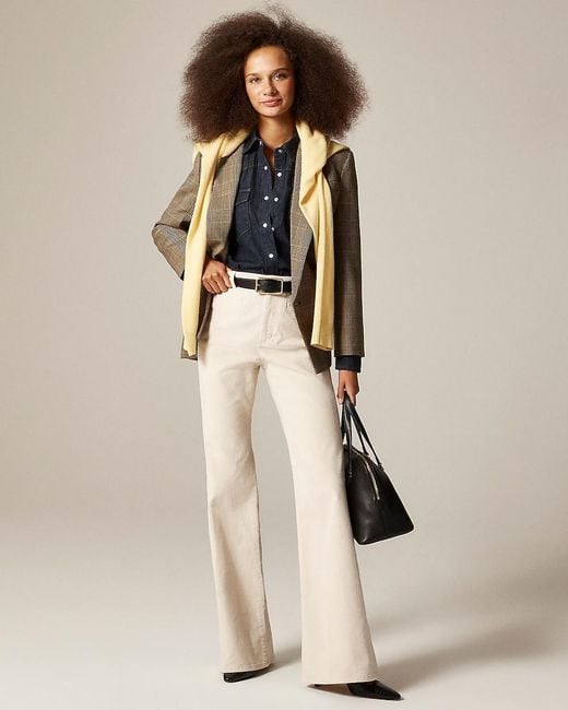 J.Crew Natural Petite Vintage Flare Pant
