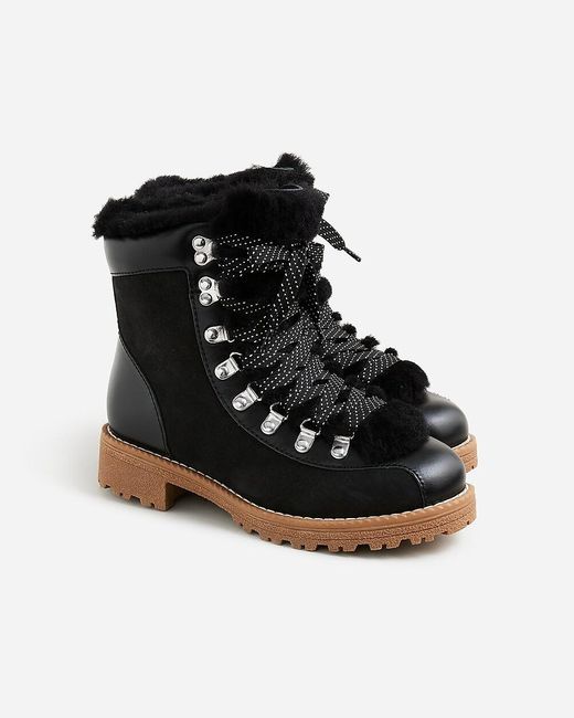 J.Crew Black New Nordic Boots