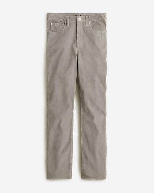 J.Crew Gray Vintage Slim-Straight Corduroy Pant