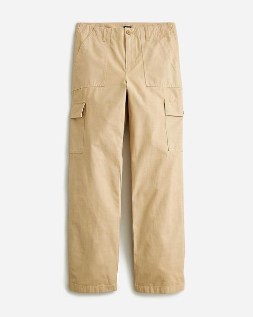 J.Crew Natural Relaxed-Fit Tapered Cargo Pant