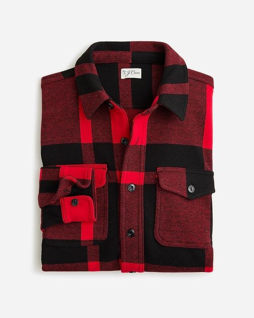 J.Crew Red Seaboard Soft-Knit Shirt for men