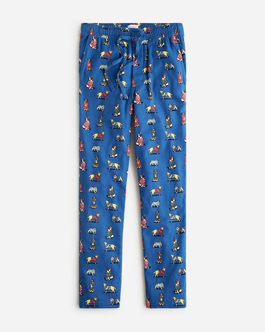 J.Crew Blue Flannel Pajama Pant for men