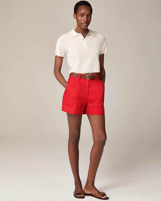 J.Crew Red Remi Short