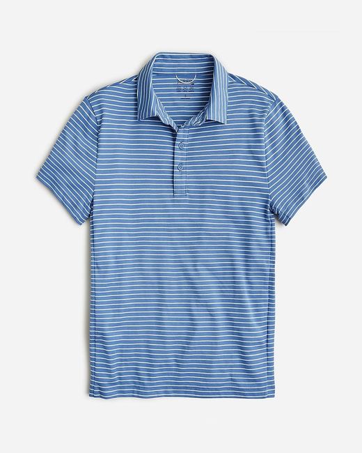 J.Crew Blue Performance Polo Shirt With Coolmax for men