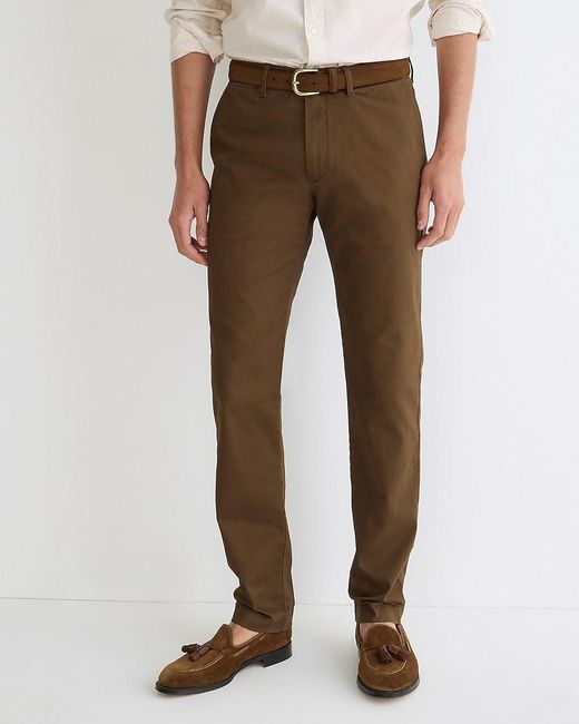 J.Crew Brown 484 Slim-Fit Stretch Chino Pant for men