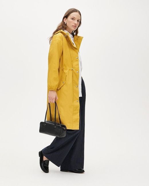 J.Crew White Perfect Raincoat