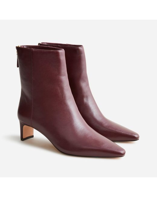 J.Crew Stevie Ankle Boots In Leather Lyst