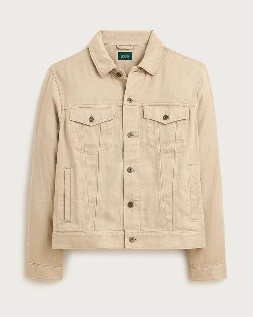 J.Crew Natural Trucker Jacket for men